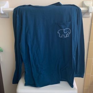 ivory ella navy blue long sleeve t shirt